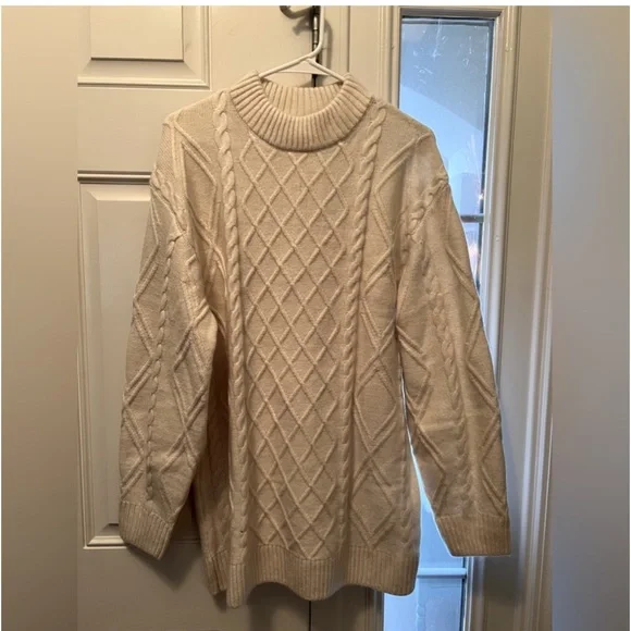 H&M | Dresses | Nwt Hm Cream Cable Knit Sweater Dress | Poshmark H&M | Dresses | Nwt Hm Cream Cable Knit Sweater Dress | Poshmark